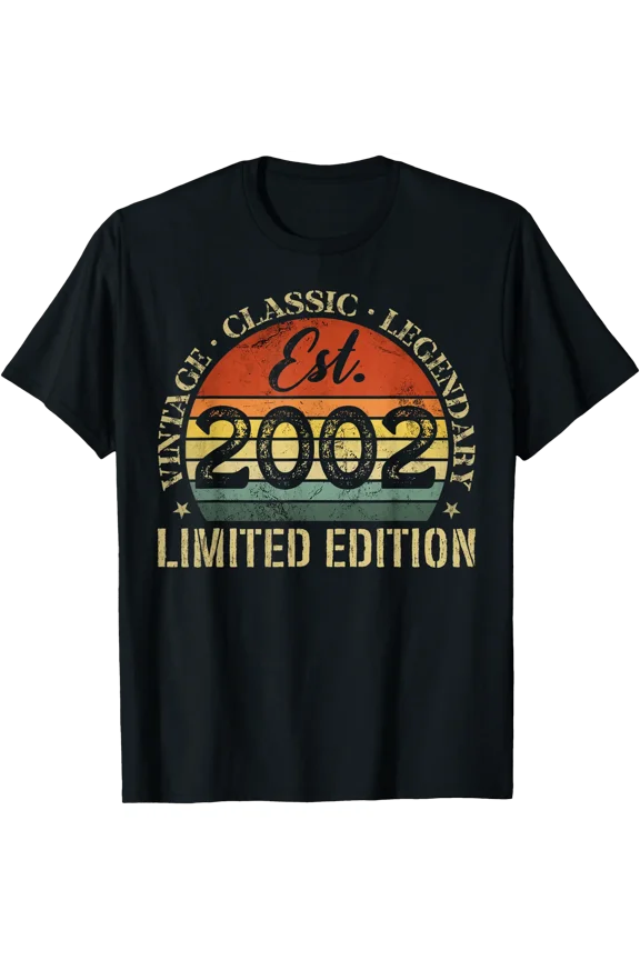 Vintage Classic Legendary Est. 2002 Limited Edition T-Shirt