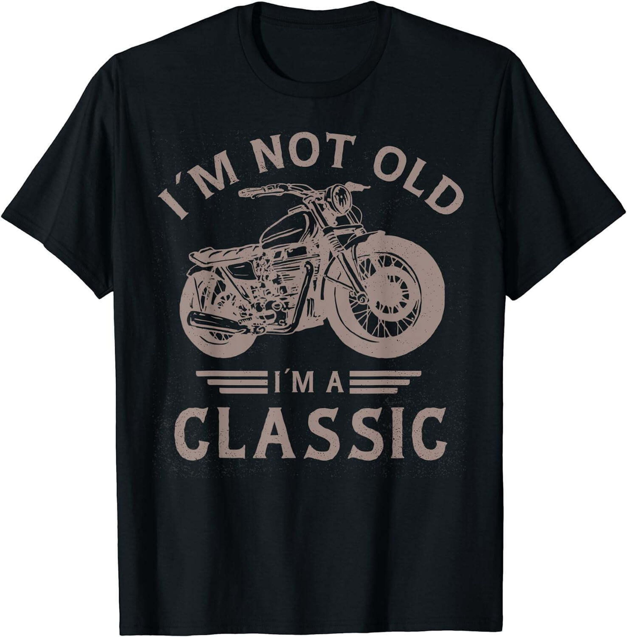 Vintage Classic Motorcycle T-Shirt: Timeless Style for the Ageless ...
