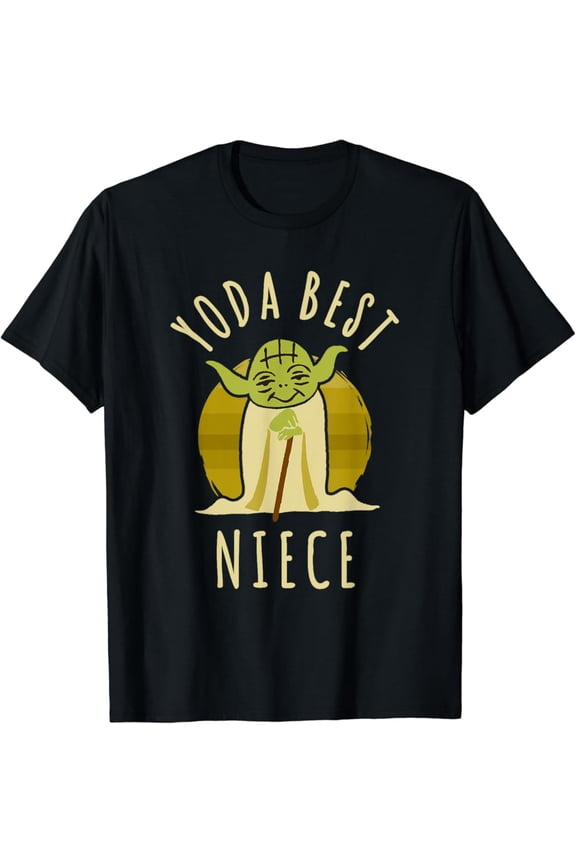 Vintage Classic Yoda Best Niece Jedi Vintage Chibi Yoda T-Shirt S-5XL - Trending Birrthday Tee Gifts Vintage Tee -Birthday Gifts