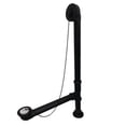 thumbnail image 1 of Vintage Clawfoot Tub Drain, Matte Black, 1 of 1