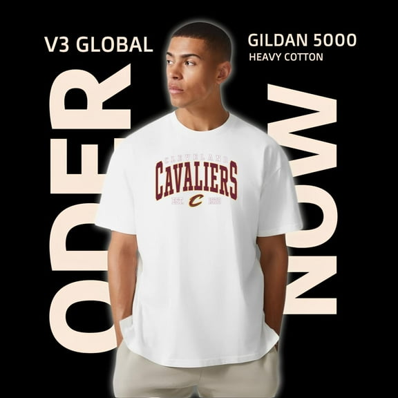 Vintage Cleveland Cavalier Basketball T-Shirt T-Shirt, for men & women, up to size 5XL.