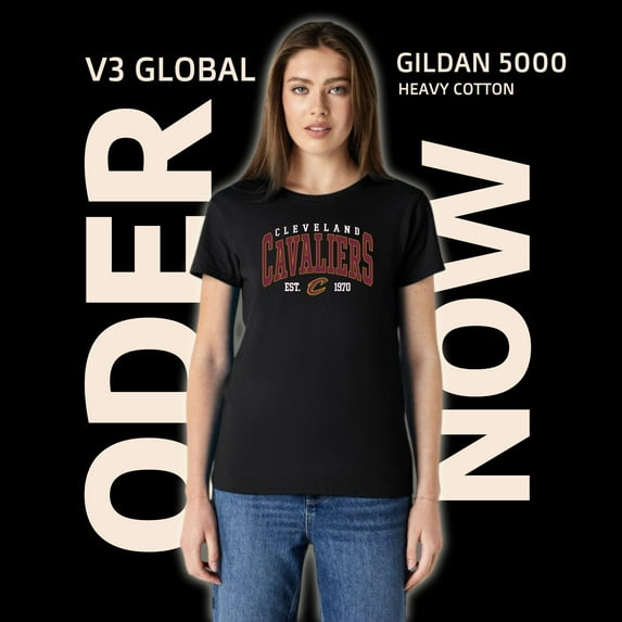 Vintage Cleveland Cavalier Basketball T-Shirt T-Shirt, for men & women, up to size 5XL.