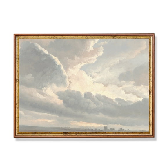 Vintage Cloud Study 18Th Century Poster Home Decor, 24x36 UNFRAMED