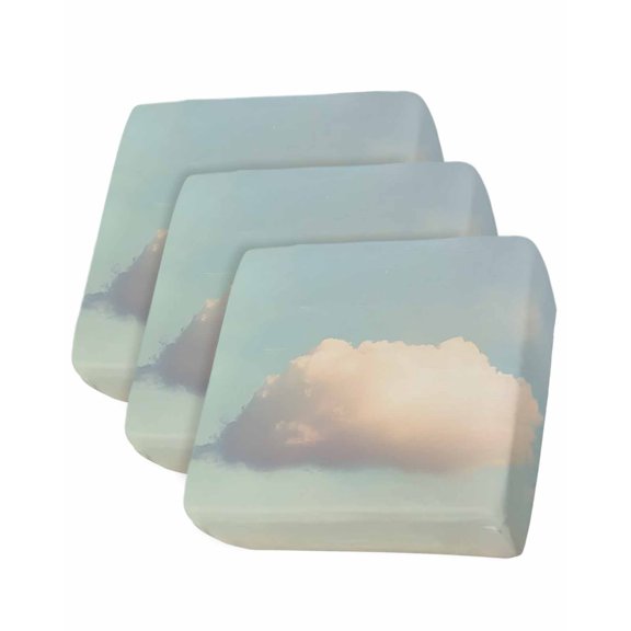Vintage Clouds Sofa Couch Cushion Covers Washable, Removable Stretchable Sectional Couch Covers, Retro Modern Nature Sky Landscape Slipcovers for L & T Shape Sofa Furniture Protector S Size 3 pcs