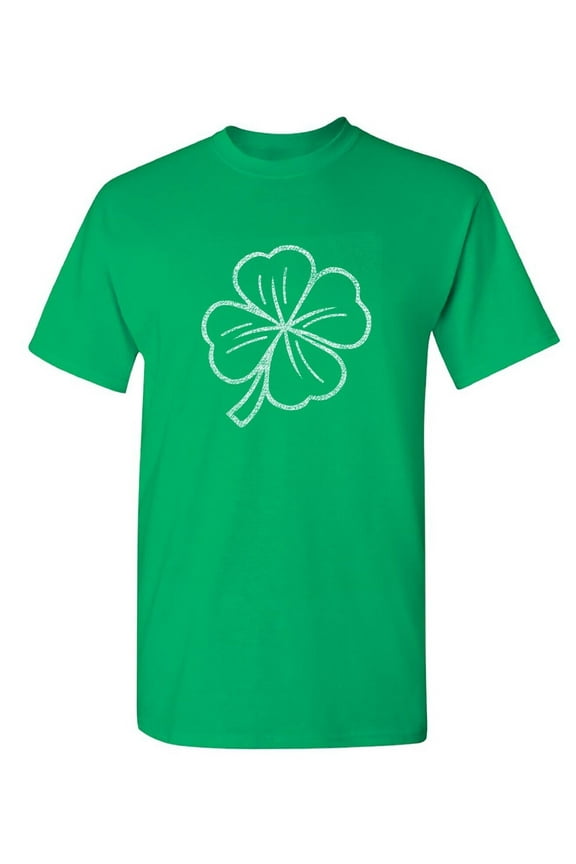 Vintage Clover Mens Tee St Saint Patricks Day Gift Sarcastic Humor Novelty Funny T Shirt