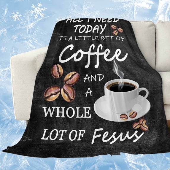 Vintage Coffee Cooling Blanket, Lightweight Breathable Summer Throw Blanket with Double Sided Cold Effect,Farmhouse Coffee Beans Cup Country Picnic Beach Blankets Bed Sheet for Hot Sleepers 50"x60"