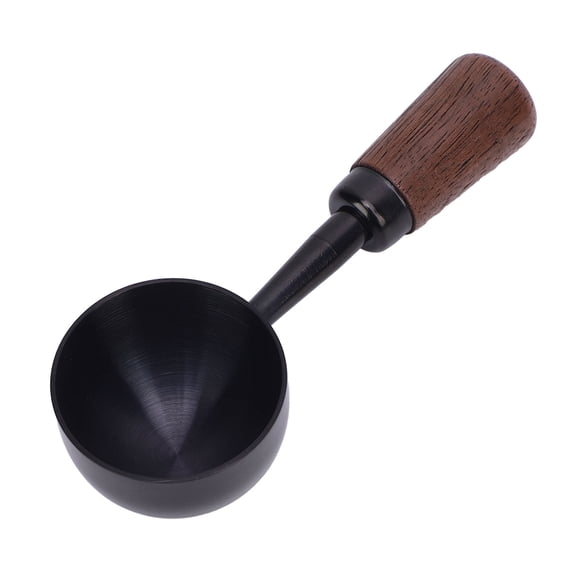 Vintage Coffee Measuring Spoon 15ml Stainless Steel Scoop with Wood Handle for Coffee, Tea and Spices