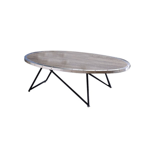 Vintage Coffee Table Weathered Gray Oak