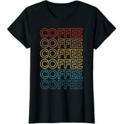 Vintage Coffee Vibes: Retro-Inspired Coffee Lover Tee with Artistic Flair