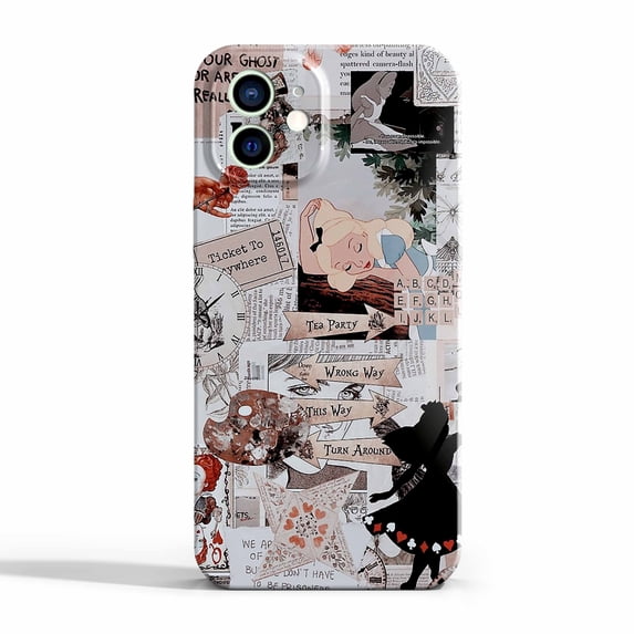 Vintage Collage Case for iPhone 12,Aesthetic Art Design Full Cover Protective Case