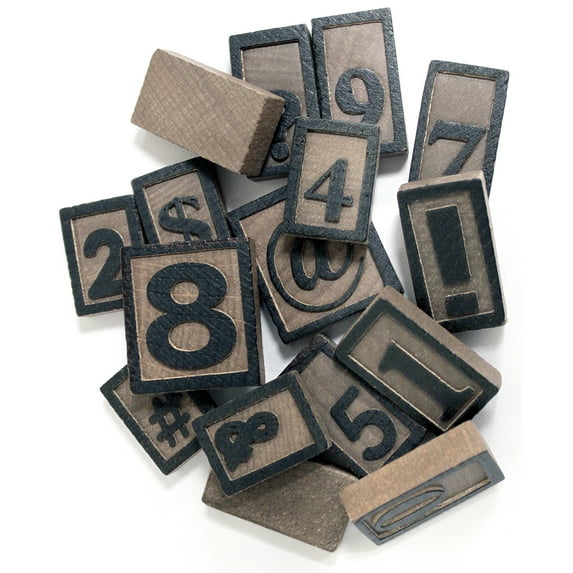 Vintage Collection Wood Letterpress Bloc