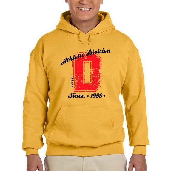 Vintage College Denver Hoodie Men -Image by Shutterstock, Male Small