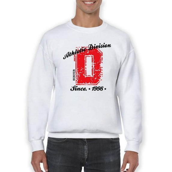 Vintage College Denver Sweatshirt Men -Image by Shutterstock, Male Medium