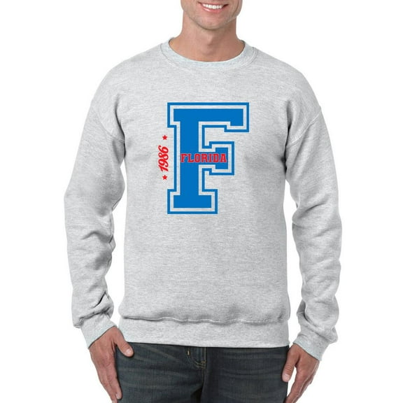 Vintage College Florida Sweatshirt Men -Image by Shutterstock, Male 5X-Large