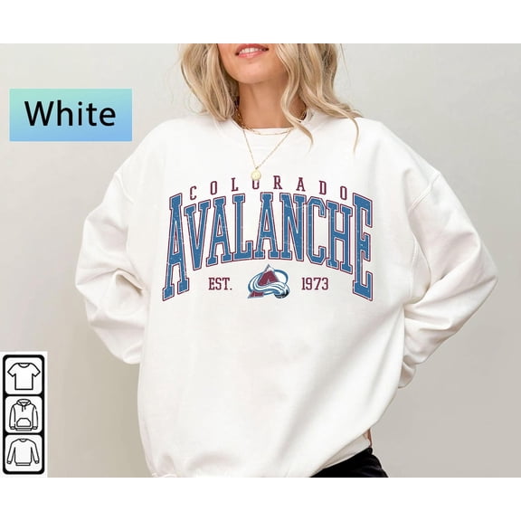 Vintage Colorado Hockey Sweatshirt, Avalanche Hockey Shirt, Colorado Hockey Fan shirt
