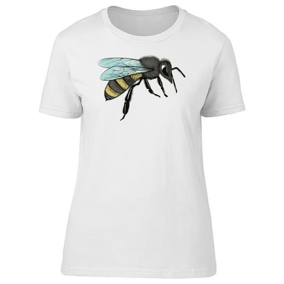 Vintage Colorful Bee Sketch T-Shirt Men -Image by Shutterstock, Male 4X-Large