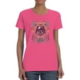 thumbnail image 1 of Vintage Colorful Rock Art Shaped T-Shirt Women -Image by Shutterstock, Female Small, 1 of 4