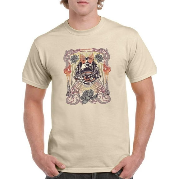 Vintage Colorful Rock Art T-Shirt Men -Image by Shutterstock, Male x-Large