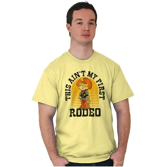 Vintage Comic Aint My First Rodeo Men's Graphic T Shirt Tees Brisco Brands S