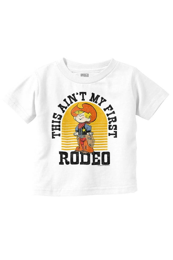 Vintage Comic Aint My First Rodeo Toddler Boy Girl T Shirt Infant Toddler Brisco Brands 2T