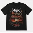 thumbnail image 1 of Vintage Concert MGK Lost Americana Tour T-Shirt,Charcoal Color,Size M, 1 of 5