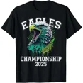 thumbnail image 1 of Vintage Conference Championship 2025 Celebrated Eagle New Unisex T-Shirt, up to size 5xl, 1 of 3