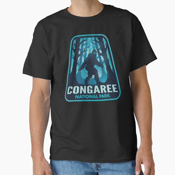 Vintage Congaree National Park Sc Bigfoot Classic T-Shirt T-Shirt - Perfect T-Shirt For Everyone