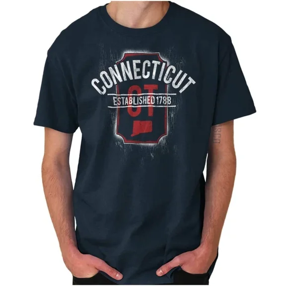 Vintage Connecticut Souvenir Travel Gift Ct Womens Or Mens Crewneck Shirt Unisex S-5XL Hot Trending Shirt, Vintage Birthday Gift