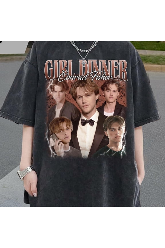 Vintage Conrad Fisher T-Shirt - 90s Graphic Style, Oversized Black Tee from The Summer I Turned Pretty