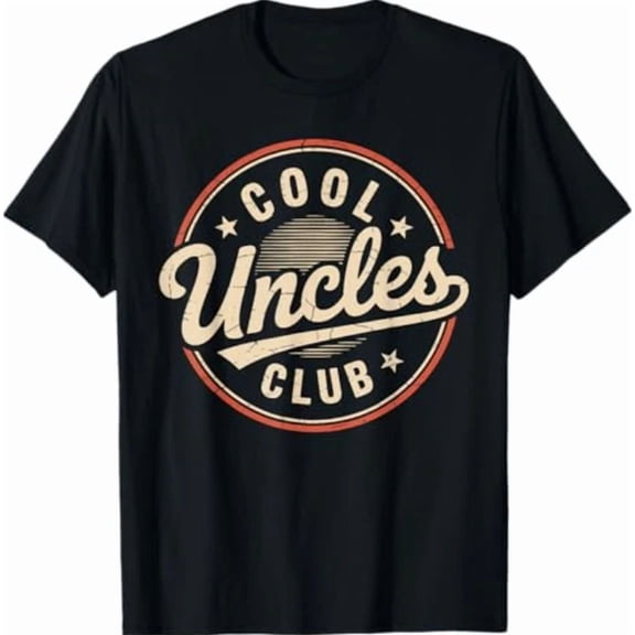 Vintage Cool Uncles Club Funny Uncle Fathers Day T-Shirt