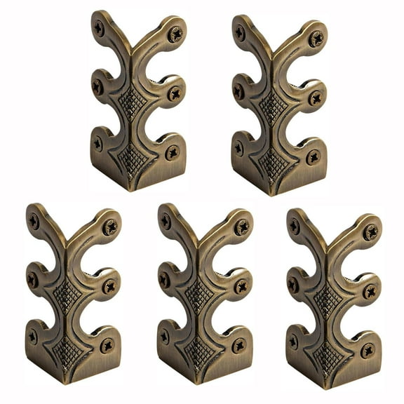 Vintage Copper Baseboard Corner Protectors - Decorative, Scratch-Resistant & Versatile - for Furniture Edges, Cabinets & Home Decor Enhancement