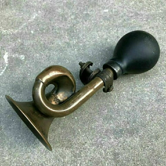 Vintage Copper Chinese Old Style Bicycle Bike Air Horn