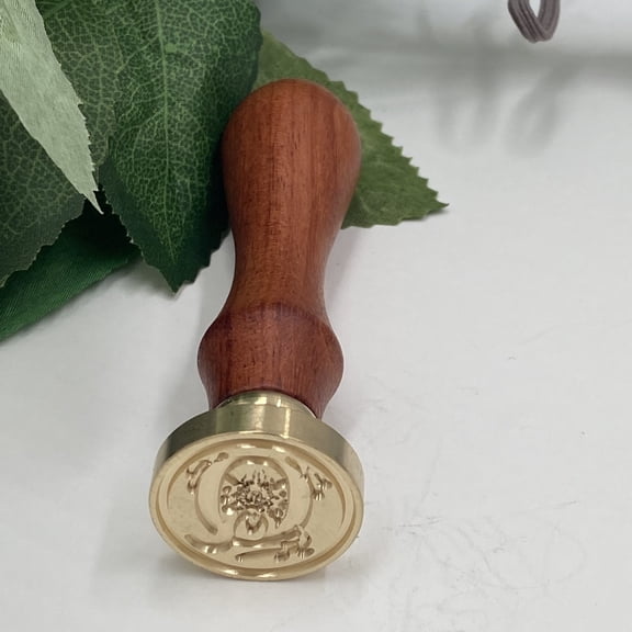 Vintage Copper Head Wax Seal Stamp Retro Alphabet Letter Embossing Tool For Envelope Journal & Hand Account Craft Sealing