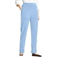 thumbnail image 1 of Vintage Corduroy Pants Women Casual Elastic High Waisted Straight Leg Pull On Trousers Loose Comfy Slacks with Pockets Light Blue M, 1 of 6