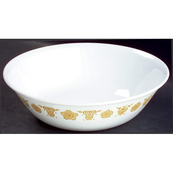 Vintage Corning Corelle Butterfly Gold Coupe Cereal/Soup Bowl - set of 4