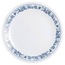 Vintage Corning Corelle Old Towne Blue (Blue Onion) Medium Salad Plates 8"- Set of 4