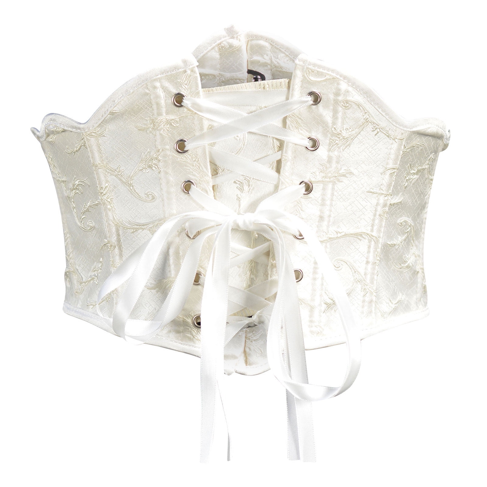 ZGXNYI Dames Corsetten Bruin Steampunk Corset voor Vrouwen Gebaleineerd Vintage Leren Corsetten Bustiers Piraat Corset Tops Taille Trainer Grote Maat S-6XL Dames met Veters Gebaleineerd Overbust
