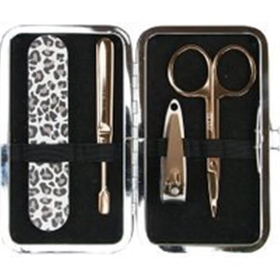 Vintage Cosmetics 0214663 Manicure Purse Print, Leopard