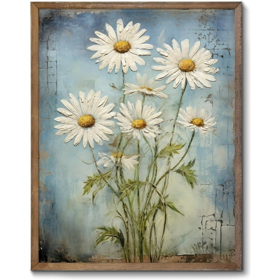 Vintage Cottage Wall Art, Landscape Wall Art Prints, Old Cottages Countryside Landscape Wall Art, 8" X 10" Unframed Canvas Prints Decorations for Living Room Home Farmhouse Bathroom Decor