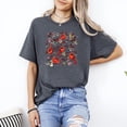 thumbnail image 1 of Vintage Cottagecore Wildflower Red Cardinal Bird Lover Unisex T-Shirt, 1 of 3
