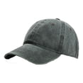 thumbnail image 1 of Vintage Cotton Washed Baseball Cap Unstructured Low Profile Adjustable Distressed Dad Hat for Men Women Classic Plain Cap, 1 of 2