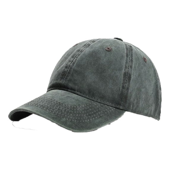 Vintage Cotton Washed Baseball Cap Unstructured Low Profile Adjustable Distressed Dad Hat for Men Women Classic Plain Cap