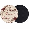 thumbnail image 1 of Vintage Country Coasters Set of 2, Absorbent Coasters for Drinks, Vintage Rustic Texas Stars Plants Branch Coaster for Desk Coffee Table Protection, Home Decor House Warming Gifts 4", 1 of 8