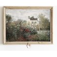 thumbnail image 1 of Vintage Country Cottage With Rose Garden Antique Painting, French Country Summer Flower Garden, Muted Pastels French Farmhouse Art Print Wall Art, Modern Wall Decor, 8x12 UNFRAMED, 1 of 2