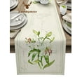 thumbnail image 1 of Vintage Country Plants Lilies Table Runner Home Wedding Table Flag Mat Centerpieces Decoration Party Dining Long Tablecloth, 1 of 6