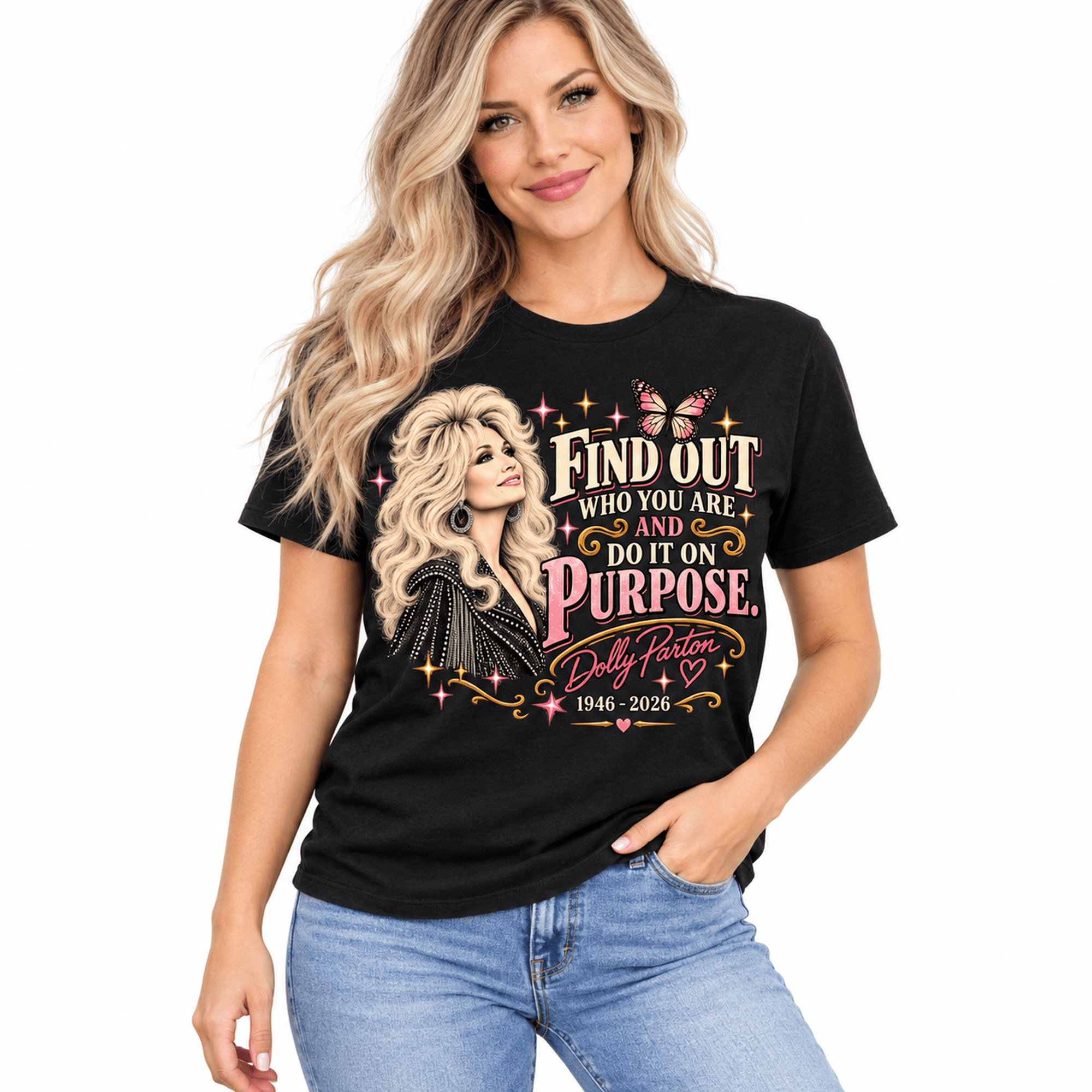 Vintage Country Singer Tribute T-Shirt, Retro Butterfly Quote Memorial ...