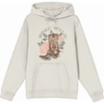 thumbnail image 1 of Vintage Country Stay Wild Adult Sand Long Sleeve Hoodie-Large, 1 of 3