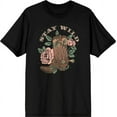 thumbnail image 1 of Vintage Country Stay Wild Men's Black Crew Neck Short Sleeve Tee-Medium, 1 of 6