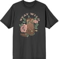 thumbnail image 1 of Vintage Country Stay Wild Men's Charcoal Crew Neck Short Sleeve Tee-Large, 1 of 2