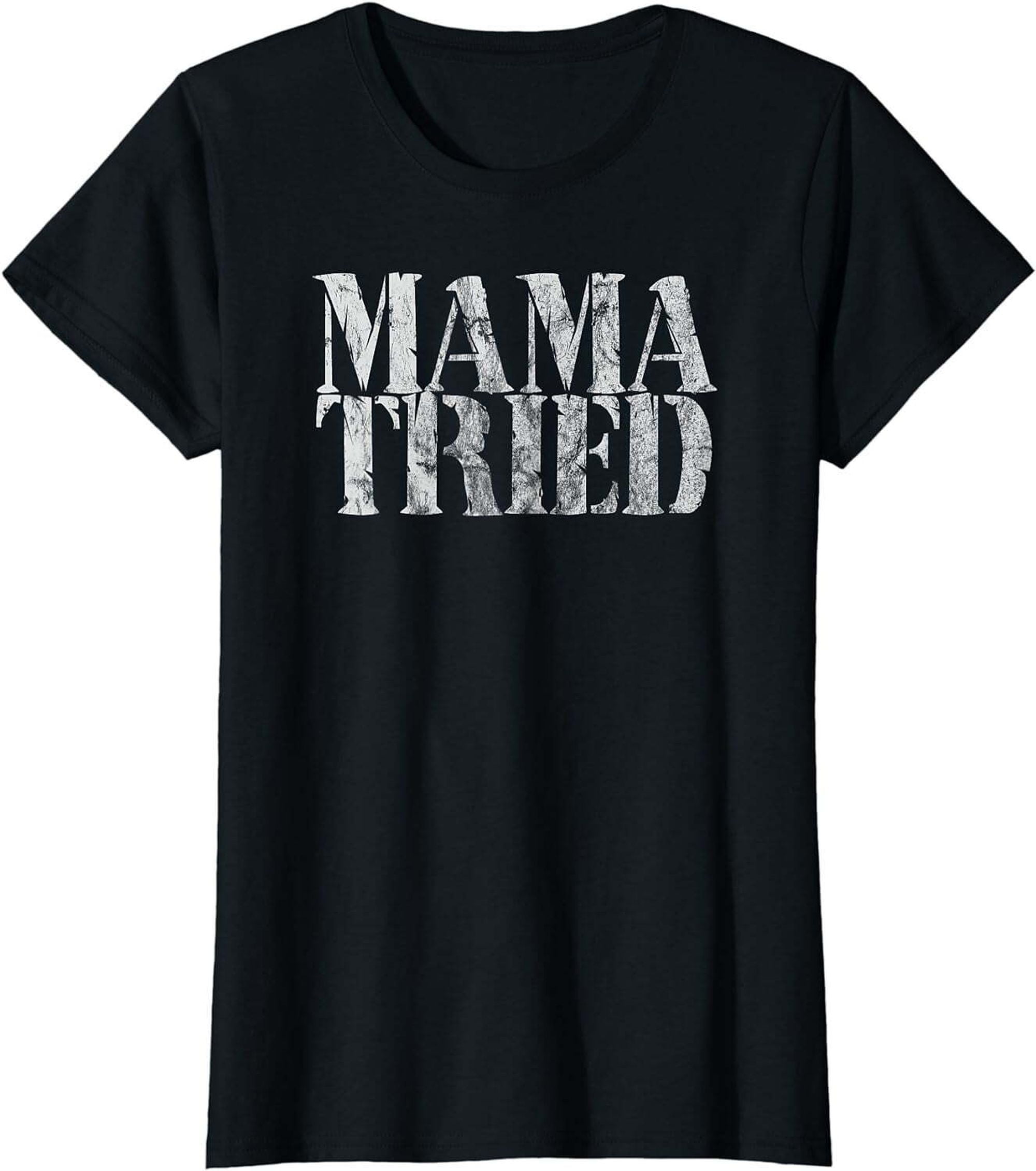 Vintage Country Tee with Mama Tried Lyrics - Perfect for Die-Hard ...